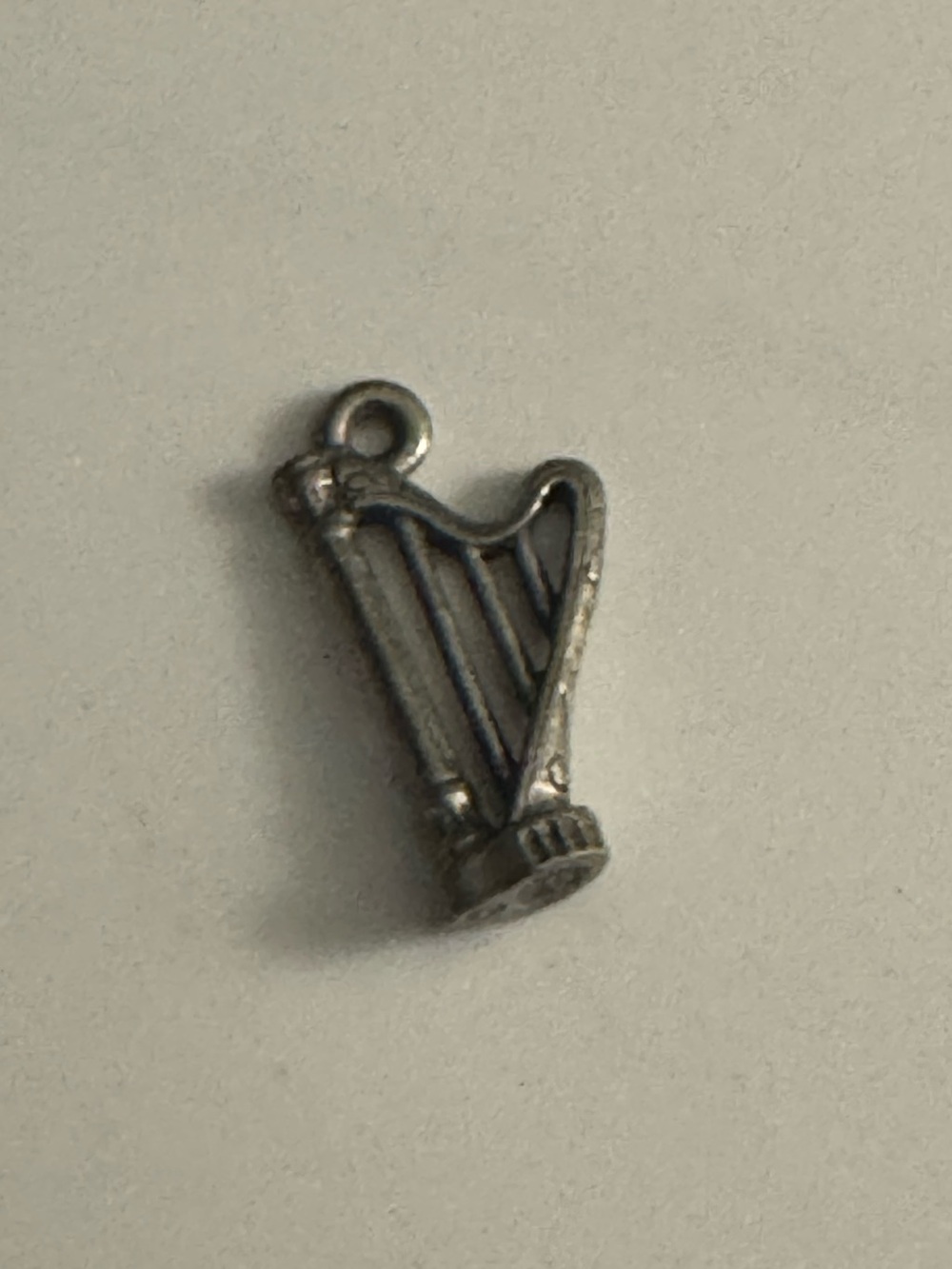 Celtic Irish Harp Charm 925